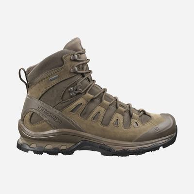 Men's Salomon QUEST 4D GORE-TEX FORCES 2 EN Tactical Boots Brown | SA80359-195