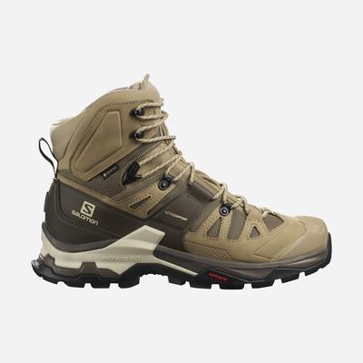 Men's Salomon QUEST 4 GORE-TEX Hiking Boots Brown | SA04658-198