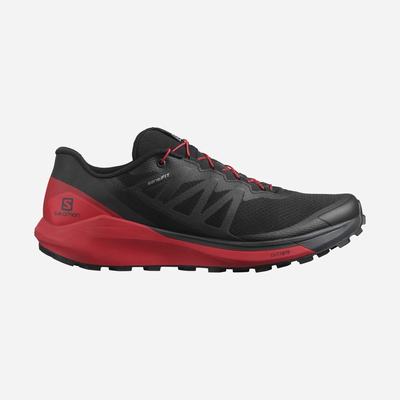 Men's Salomon SENSE RIDE 4 Trail Running Shoes Black | SA19347-279