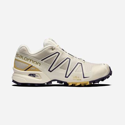 Men's Salomon SPEEDCROSS 3 Sneakers Beige/Purple | SA04569-681