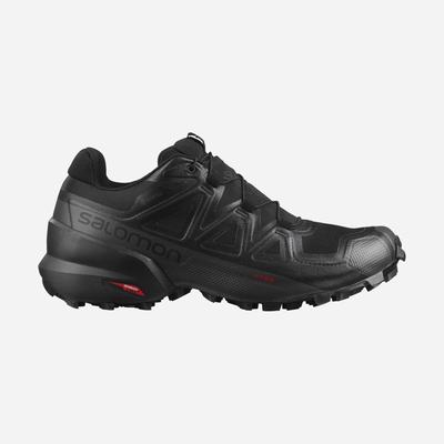 Men's Salomon SPEEDCROSS 5 GORE-TEX Trail Running Shoes Black | SA05829-067