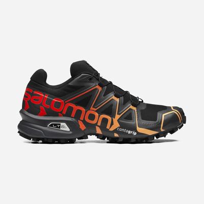 Men's Salomon SPEEDCROSS OFFROAD Sneakers Black/Pink | SA39825-278