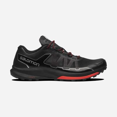 Men's Salomon ULTRA RAID Sneakers Black/Red/Silver Metal | SA94167-406