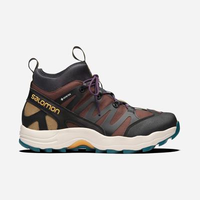 Men's Salomon XA PRO 1 MID GORE-TEX Sneakers Chocolate/Black | SA27359-785