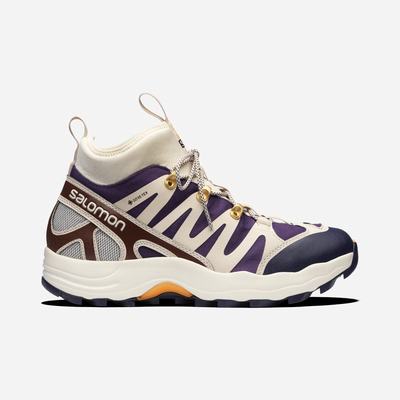 Men's Salomon XA PRO 1 MID GORE-TEX Sneakers Beige/Chocolate/Purple | SA74621-594