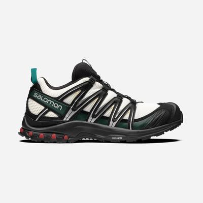 Men's Salomon XA PRO 3D Sneakers Beige/Black/Deep Green | SA71530-149