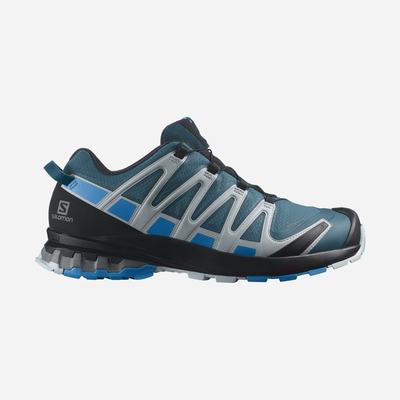 Men's Salomon XA PRO 3D v8 GORE-TEX Hiking Shoes Blue | SA42397-257