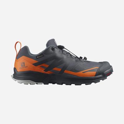 Men's Salomon XA ROGG 2 GORE-TEX Trail Running Shoes Grey/Orange | SA14065-419