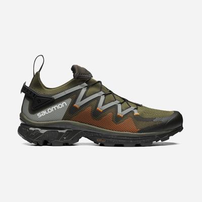 Men's Salomon XT-RUSH Sneakers Olive/Orange | SA46350-125