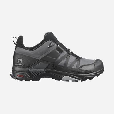 Men's Salomon X ULTRA 4 GORE-TEX Hiking Shoes Grey/Black | SA31295-042