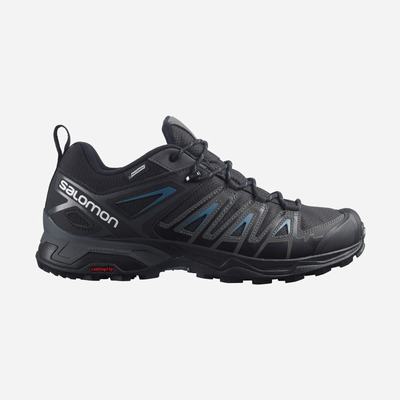 Men's Salomon X ULTRA PIONEER CLIMASALOMON™ WATERPROOF Hiking Shoes Black | SA74039-385