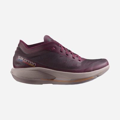 Women's Salomon PHANTASM Running Shoes Purple/Purple | SA61385-731