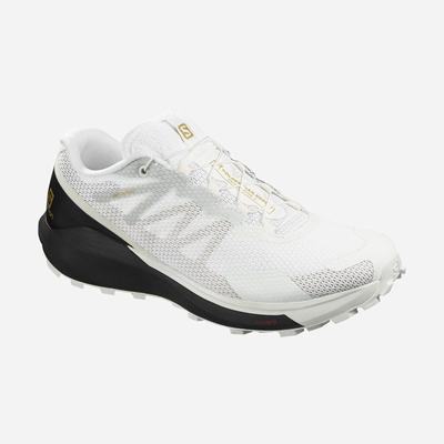 Women's Salomon SENSE RIDE 3 W LTD EDITION Trail Running Shoes White/Black/White | SA67548-930