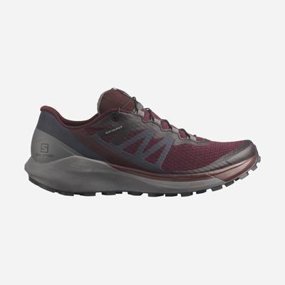 Women's Salomon SENSE RIDE 4 Trail Running Shoes Burgundy/Black | SA17508-248