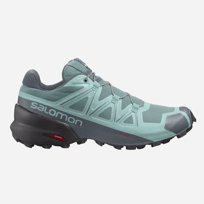 Women's Salomon SPEEDCROSS 5 Trail Running Shoes Green | SA57316-417