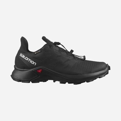 Women's Salomon SUPERCROSS 3 GORE-TEX Trail Running Shoes Black | SA36142-104