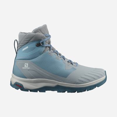 Women's Salomon VAYA BLAZE THINSULATE™ CLIMASALOMON™ WATERPROOF Hiking Boots Blue | SA14698-874