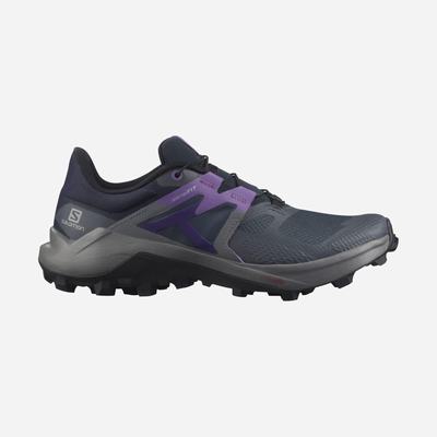 Women's Salomon WILDCROSS 2 Trail Running Shoes Royal Purple | SA01583-796