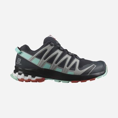 Women's Salomon XA PRO 3D v8 Hiking Shoes Grey/Orange | SA61308-718