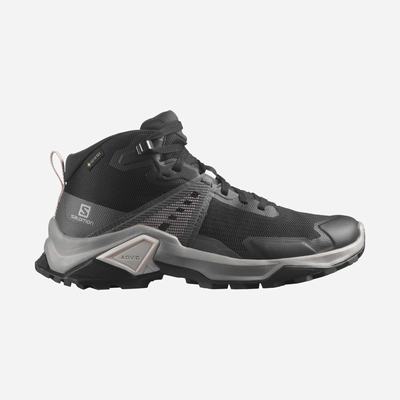 Women's Salomon X RAISE 2 MID GORE-TEX Hiking Boots Black | SA27389-153