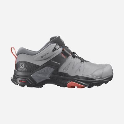 Women's Salomon X ULTRA 4 GORE-TEX Hiking Shoes Grey | SA02478-603